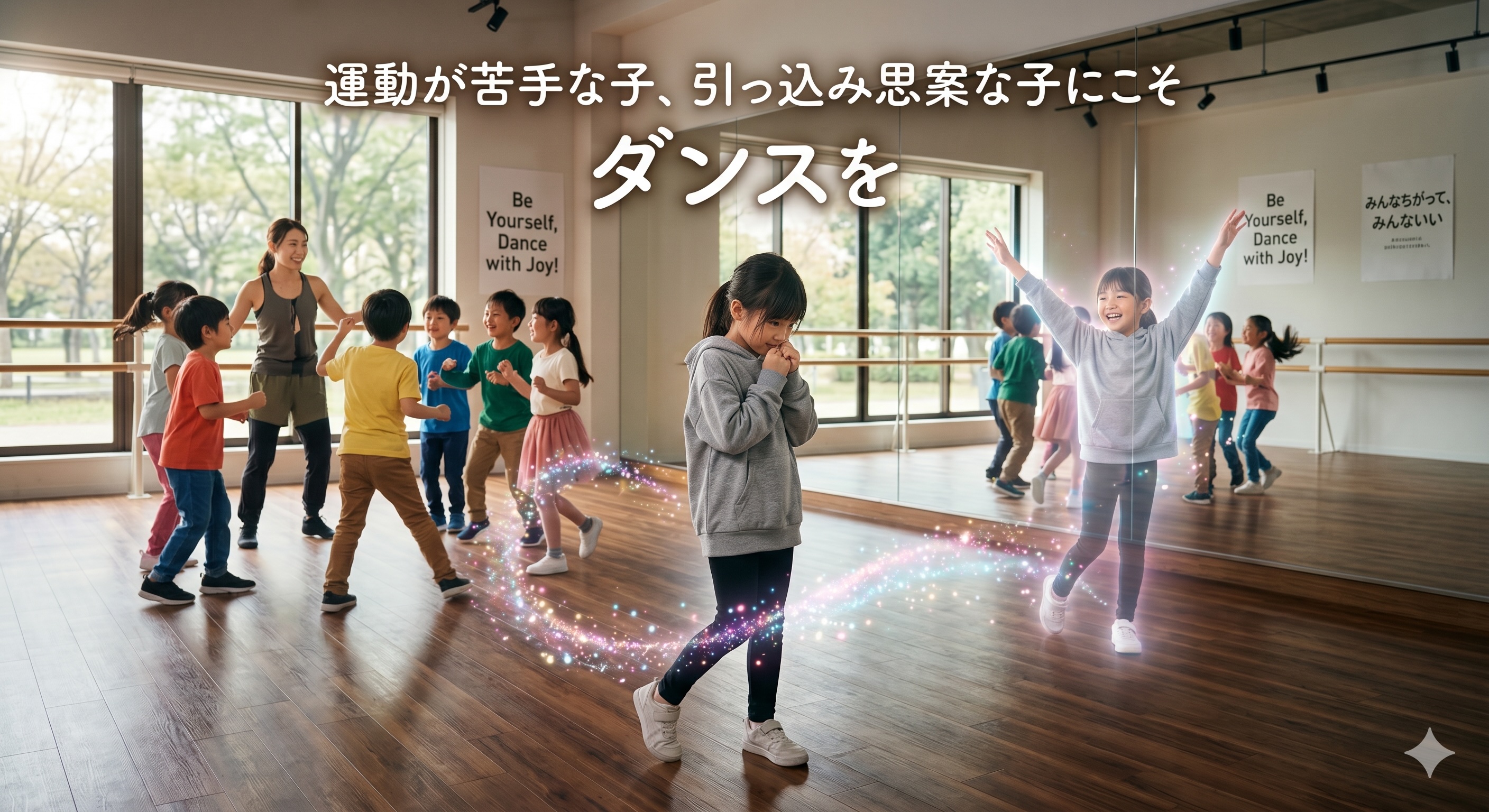 運動が苦手・引っ込み思案な子も笑顔になれる千葉のキッズダンスレッスン